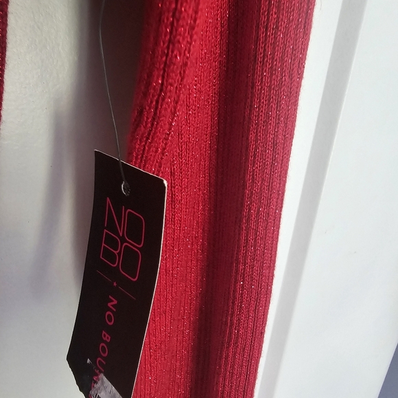 NWT No Boundaries Red Ribbed Cut Out Midi Dress Size XL (15-17) Jr - Picture 5 of 11